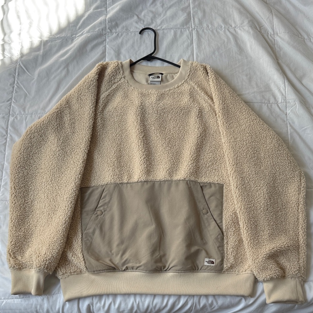 The North Face Off-White Sherpa Sweatshirt